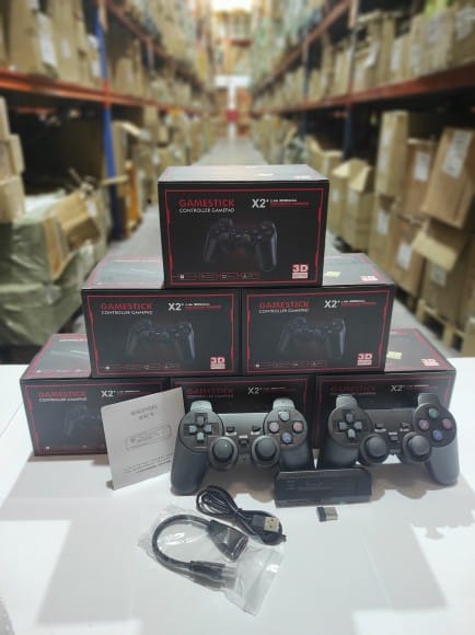 Game Stick X2 Plus 4K Retro – 64GB + 2 Controles