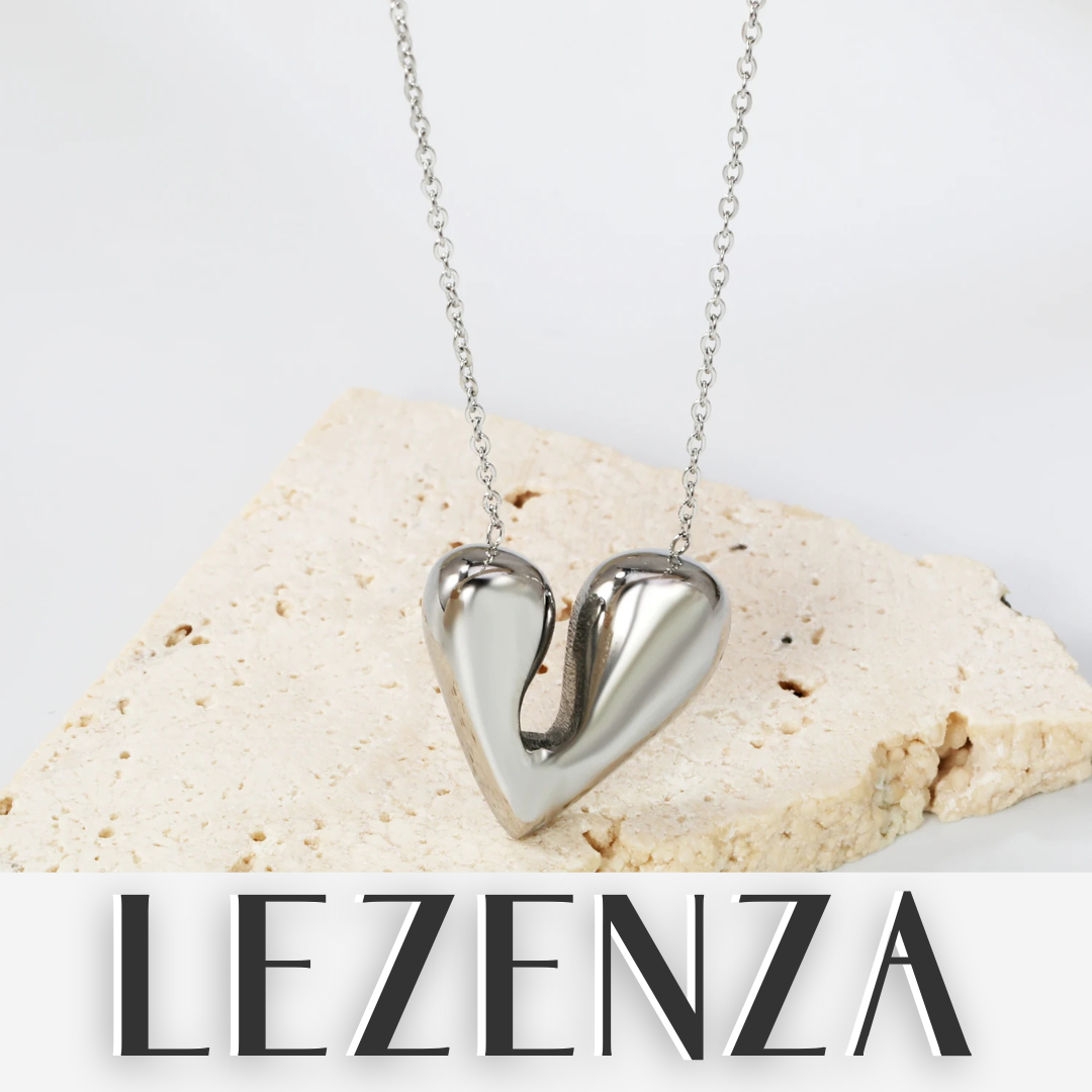 💖 Collar Largo de Corazón – LUXUKISSKIDS