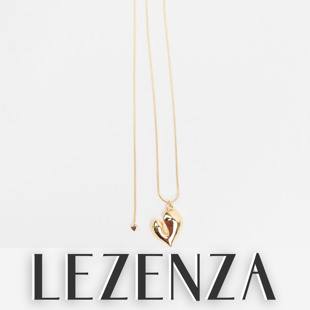 💖 Collar Largo de Corazón – LUXUKISSKIDS