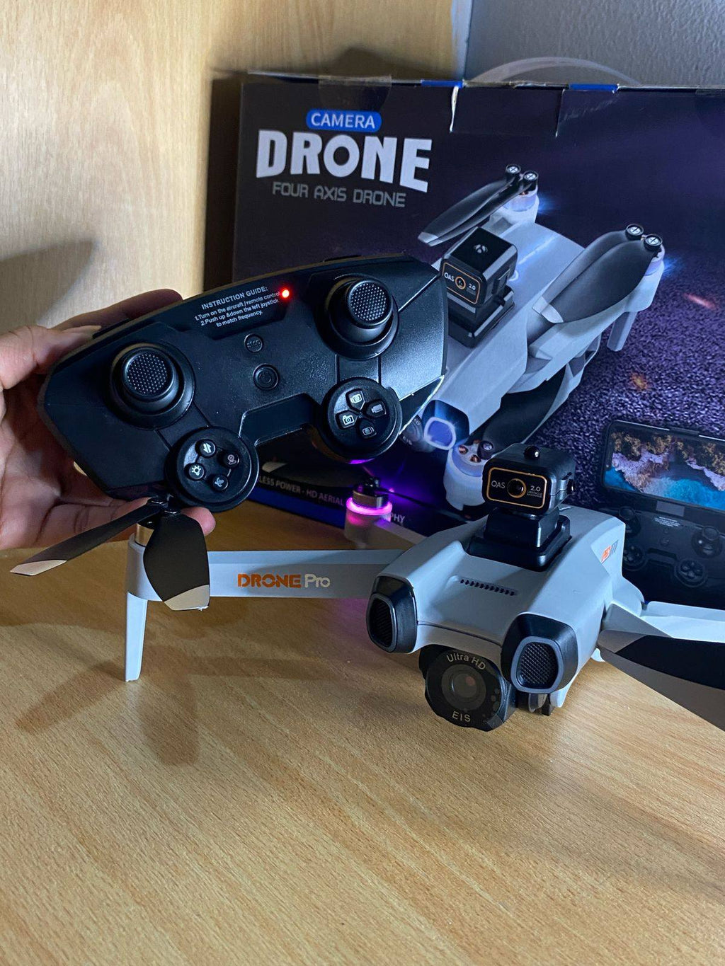 Drone F814 con Sensor de Obstáculos
