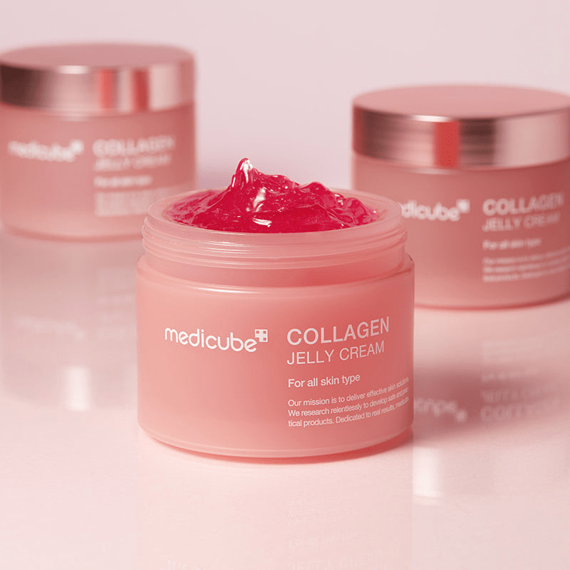 Medicube PDRN Pink Collagen Jelly Cream ¡Transforma Tu Piel en  Menos de 2 Semanas! 🔥