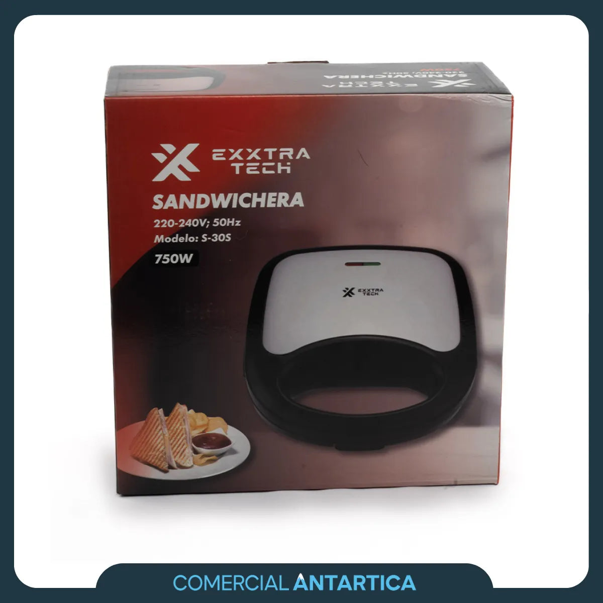 Sandwichera Eléctrica 750W