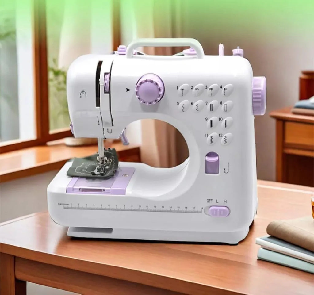 🧵 Máquina de Coser 12 Puntadas Oryx Lezenza - Color Lila