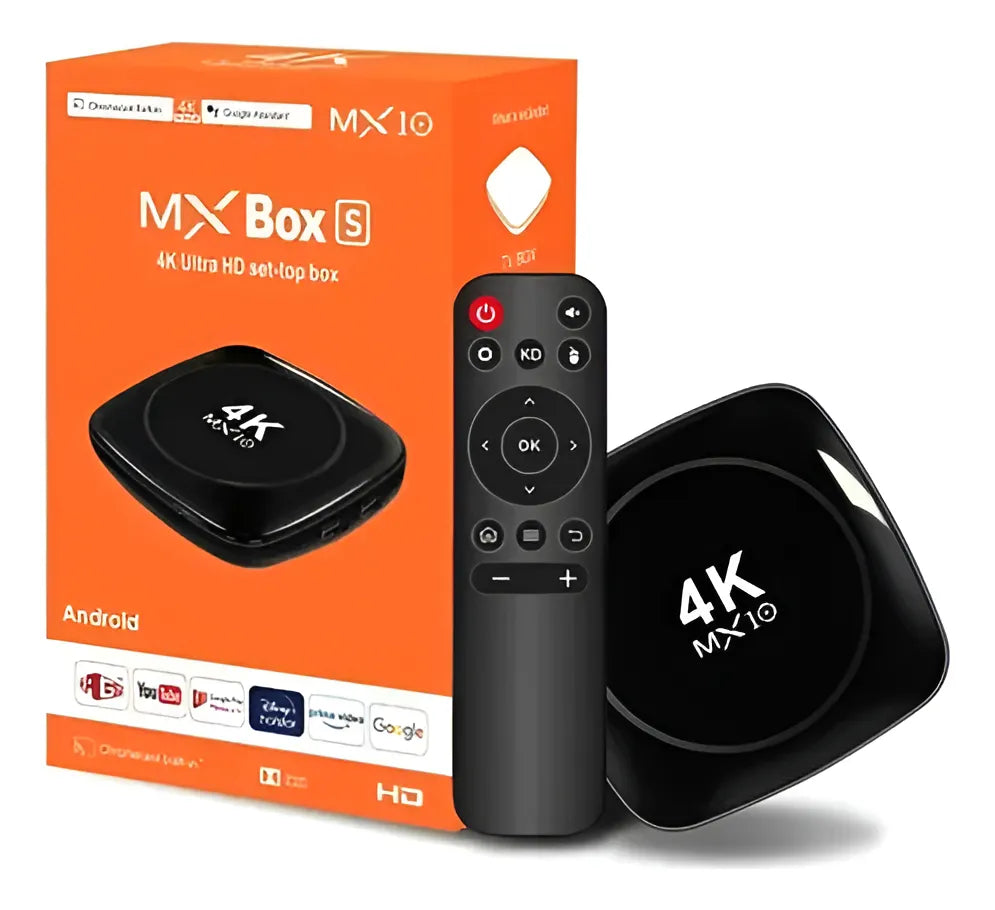 Android Mx Box Tv Box 5g Negro Estándar