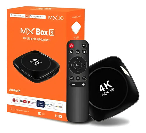 Android Mx Box Tv Box 5g Negro Estándar