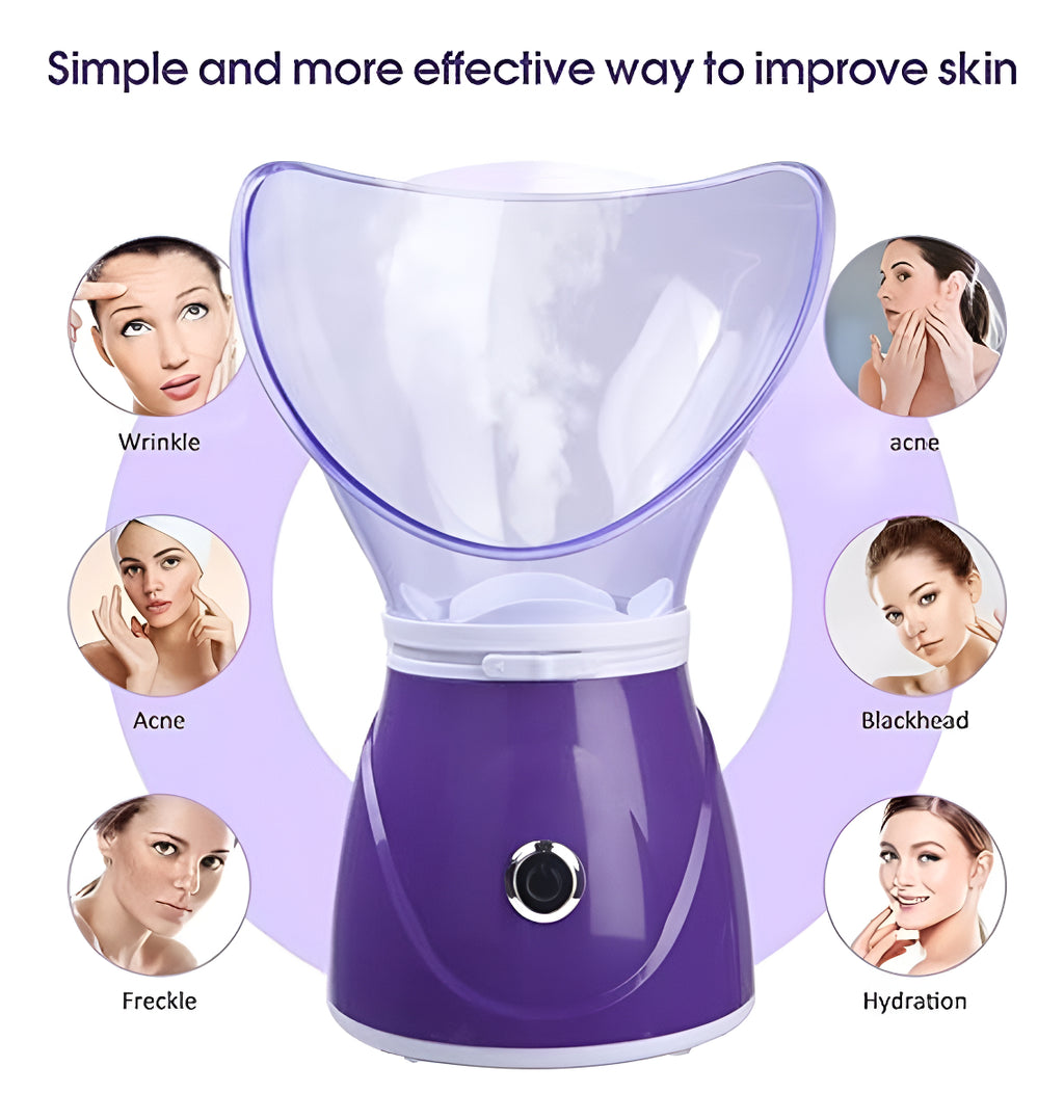 Sauna Limpiador Facial Piel Vaporizador Inhalador Vapor Spa