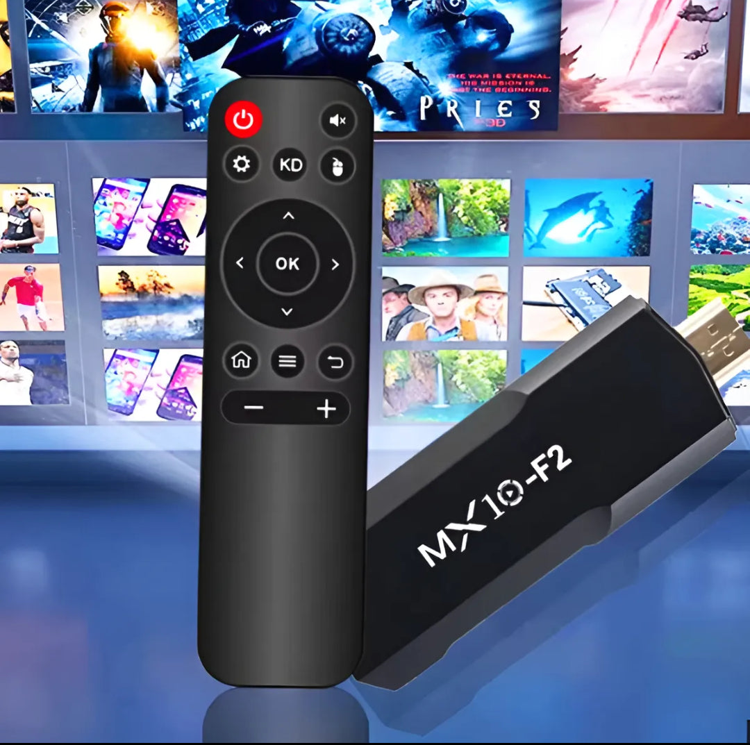 Tv Stick Android Mx10 Smart 4k Wifi Control Remoto Streaming