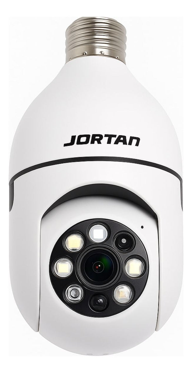 Cámara De Seguridad Tipo Ampolleta Panorámica Wifi 360