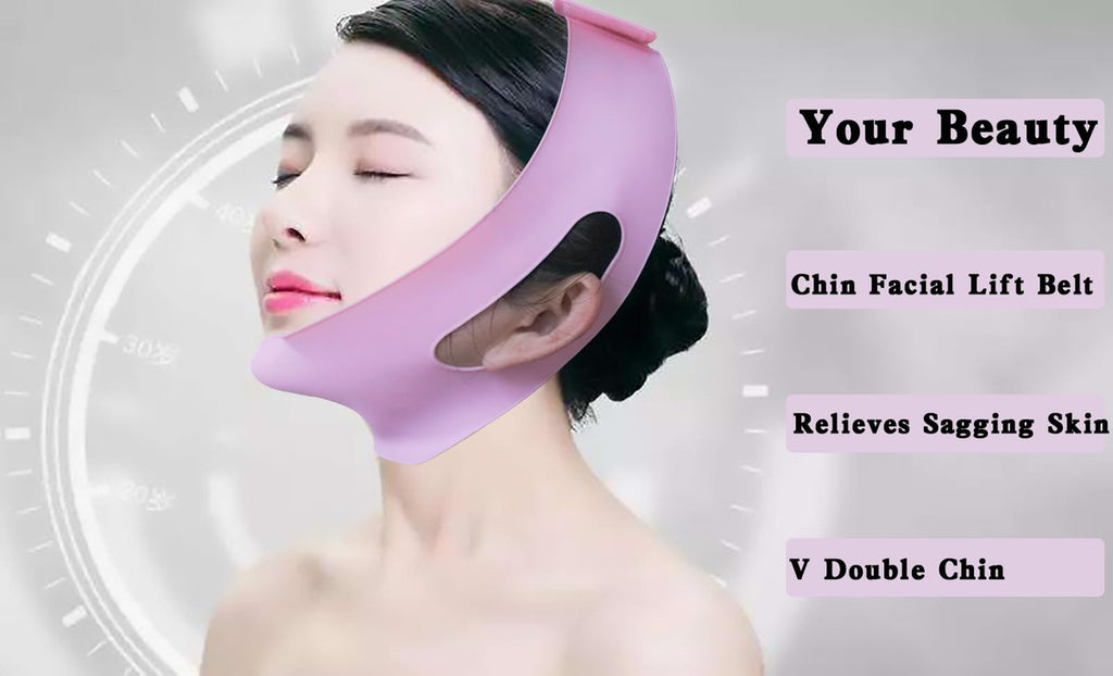 ✨ Moldeador Facial de Silicona Lezenza - Reductor de Papada y Levantamiento Facial