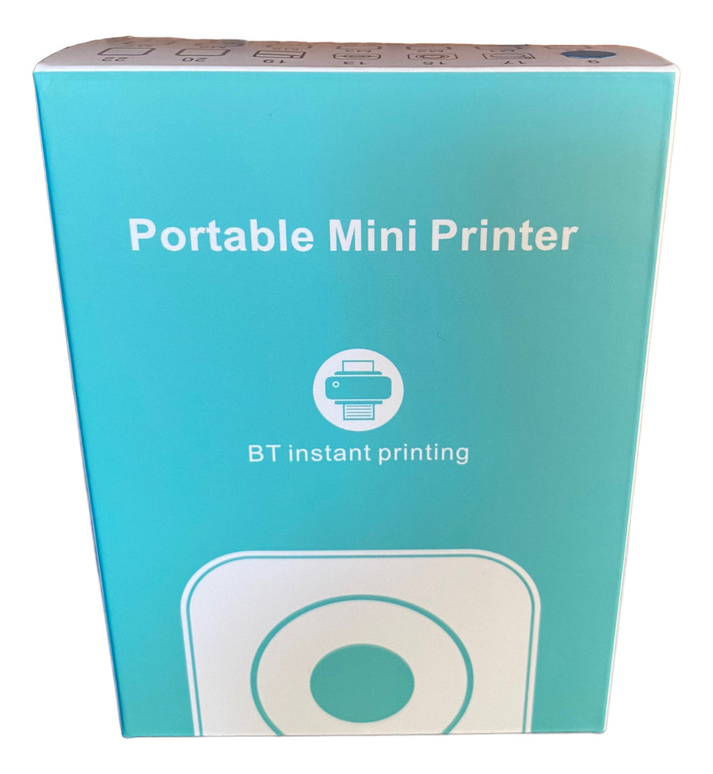 Mini Impresora Térmica Portátil Bluetooth USB Recargable