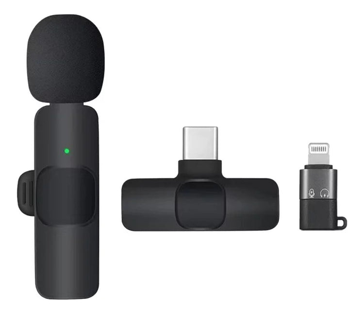 Microfono Inalámbrico De Solapa Celular Tablet Tipo C iPhone