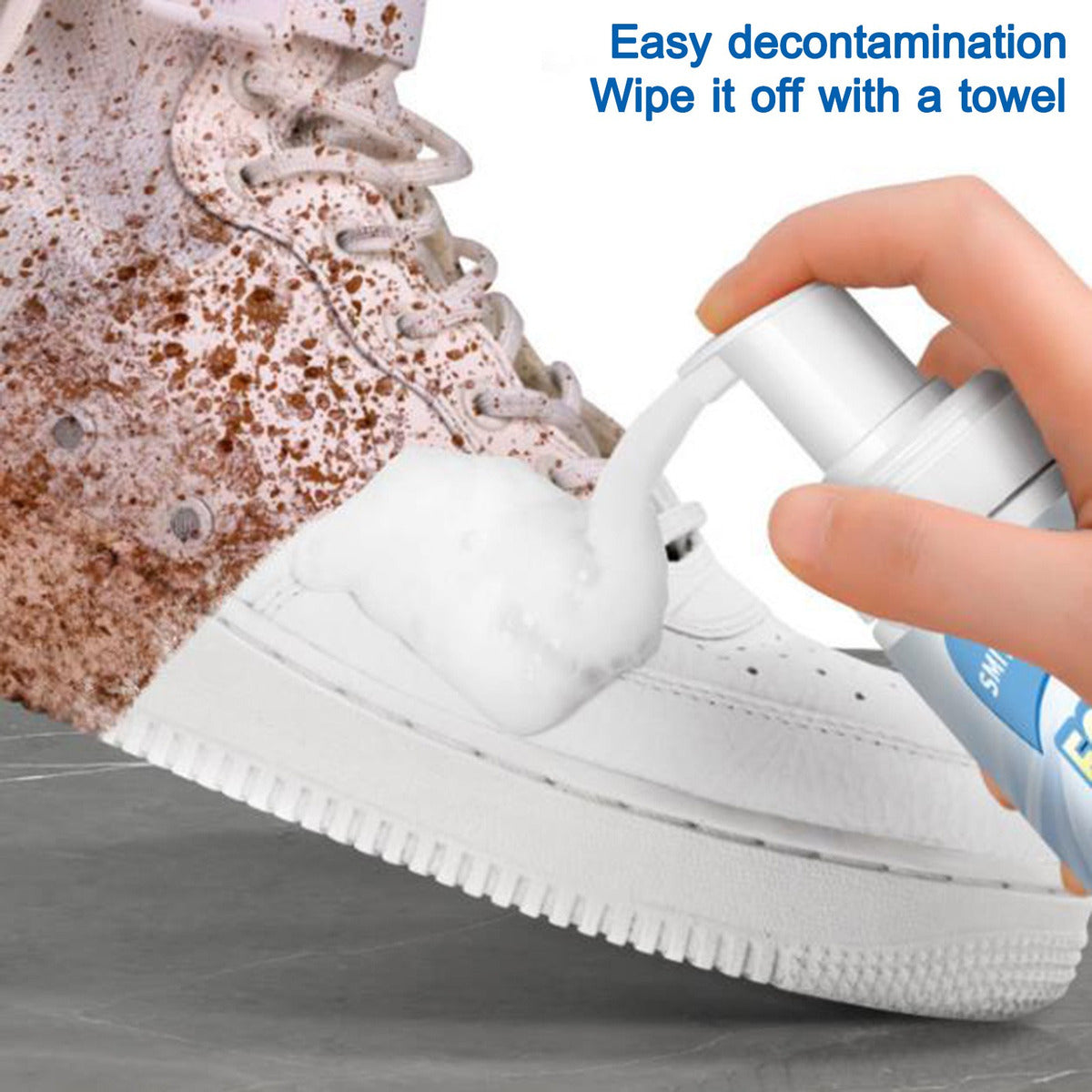 Small White Shoe Cleaning Agent 200ml Brush Shoes Washing