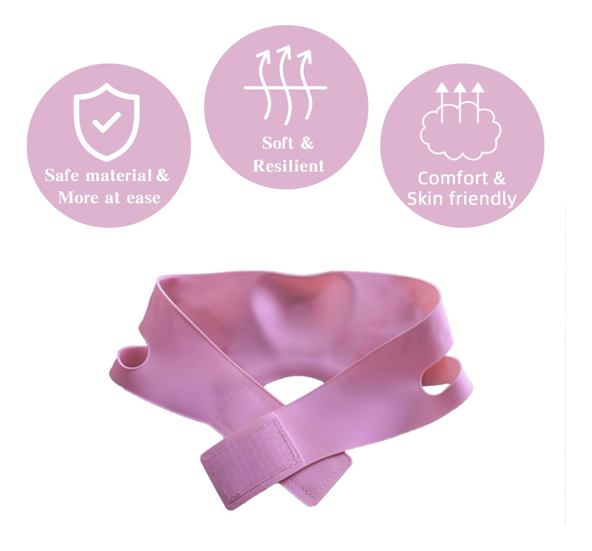 ✨ Moldeador Facial de Silicona Lezenza - Reductor de Papada y Levantamiento Facial