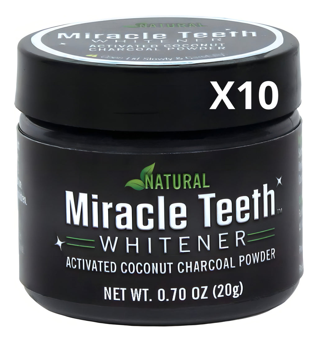 Carbon Activado De Coco Pasta Dental Blanqueadora Dientes