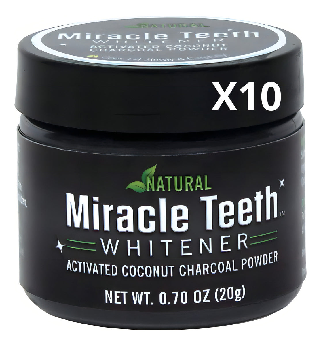 Carbon Activado De Coco Pasta Dental Blanqueadora Dientes