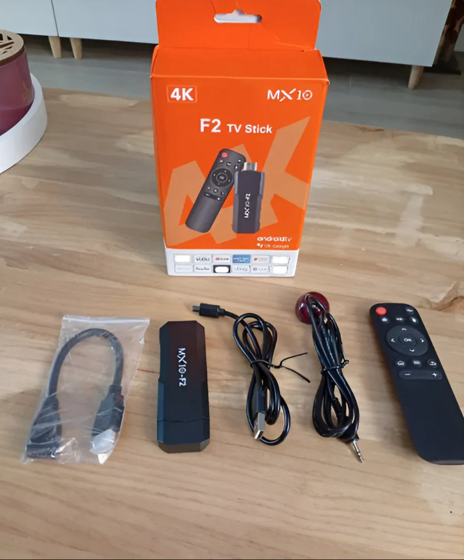 Tv Stick Android Mx10 Smart 4k Wifi Control Remoto Streaming