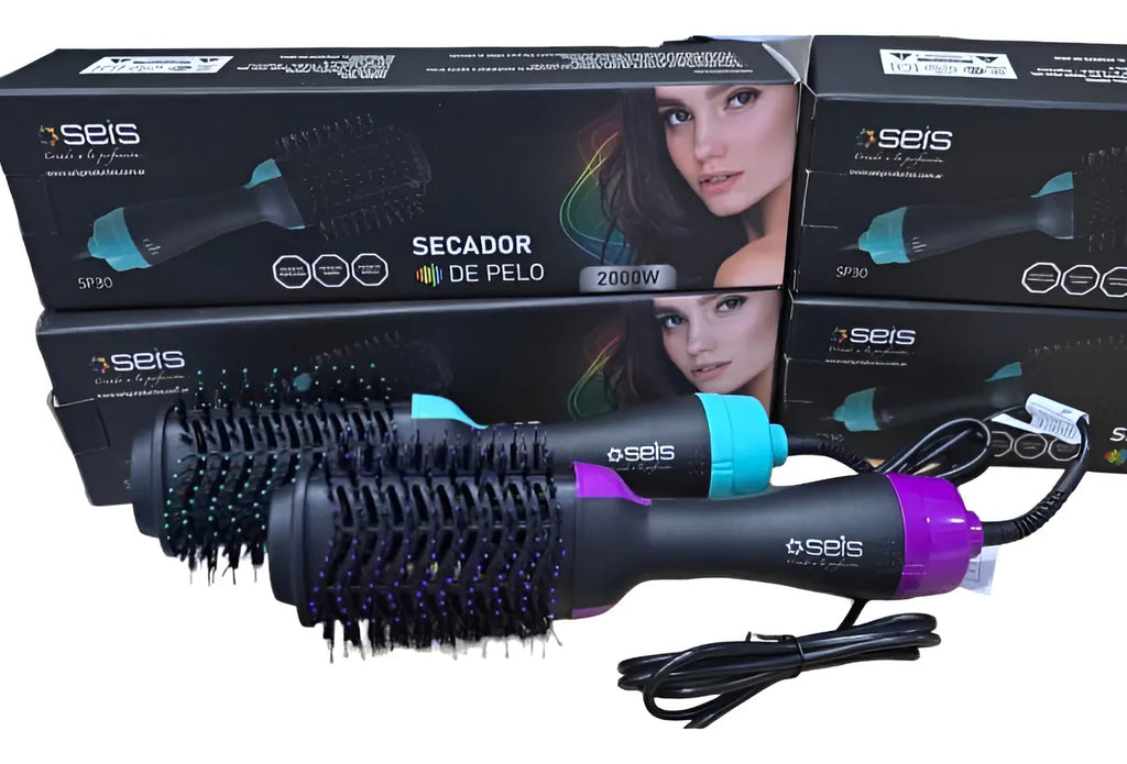 💨 Cepillo Secador de Pelo SEIS 2 en 1 2000W