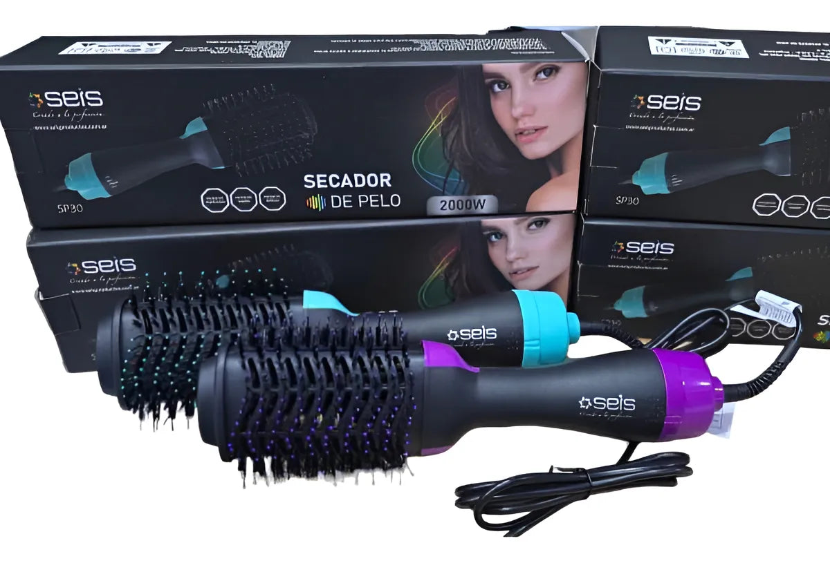 💨 Cepillo Secador de Pelo SEIS 2 en 1 2000W