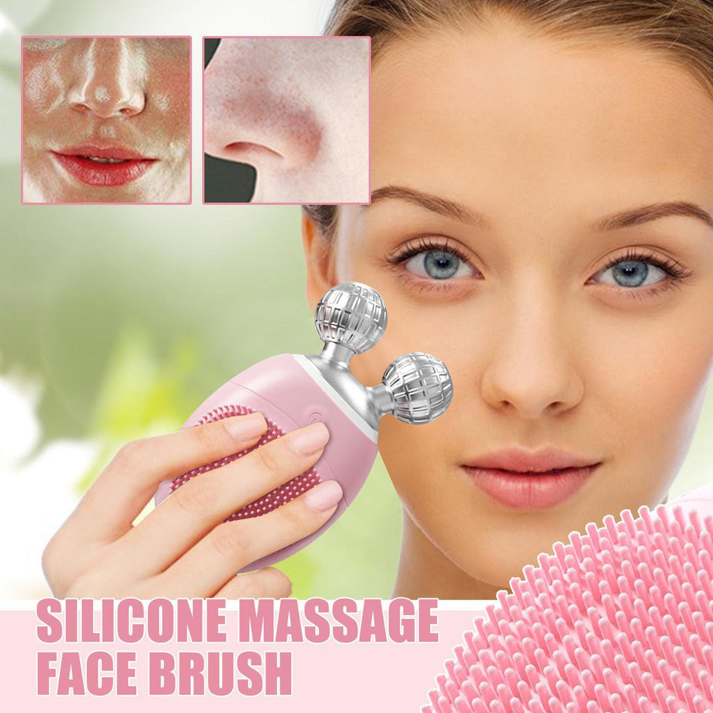 Cepillo Facial Eléctrico Masajeador Vibra Resistente Agua