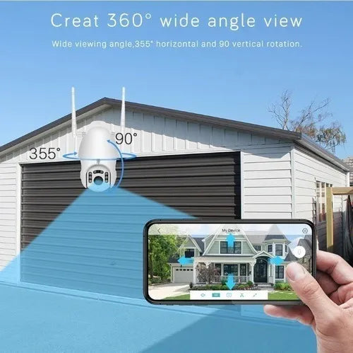 Cámara IP WiFi HD Impermeable con Infrarrojo