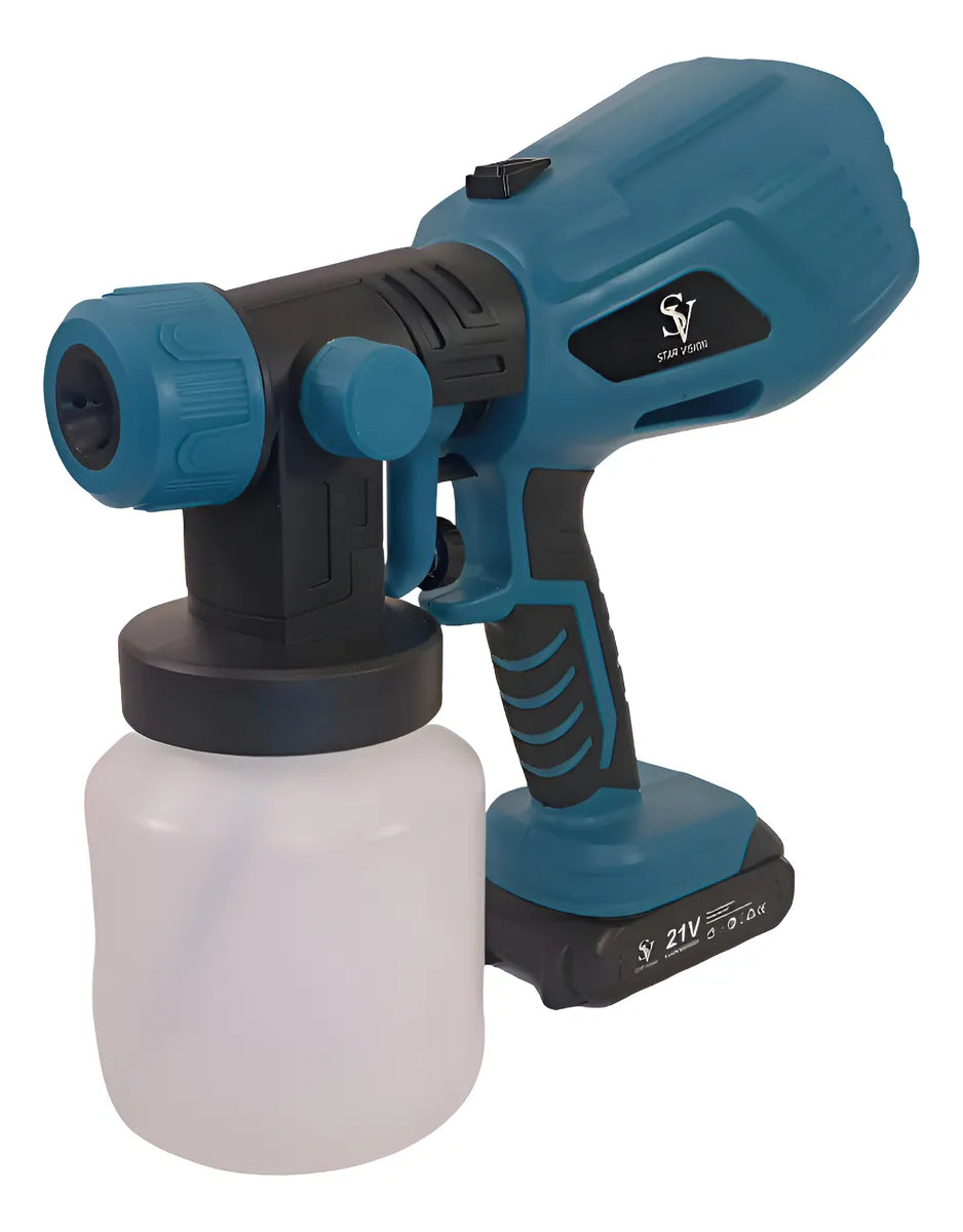 Pistola de Pintar Inalámbrica Recargable 21V