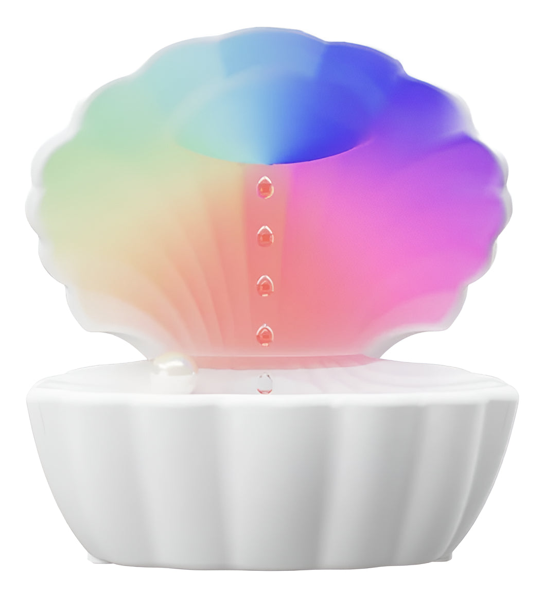 Humificador Difusor Aromatizador Ostra Mar +parlante Luz Rgb