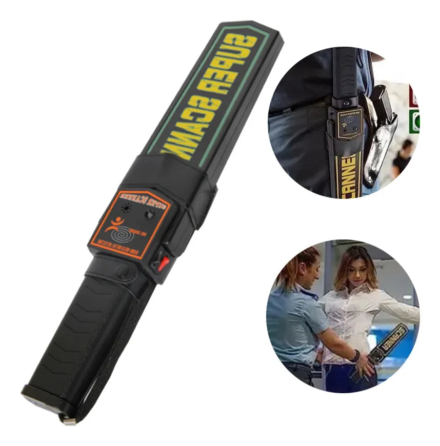 🛡️ Detector de Metales Super Scanner V – Seguridad Negro