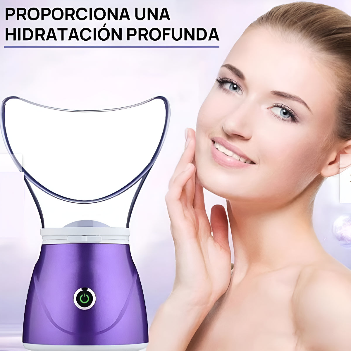 Sauna Limpiador Facial Piel Vaporizador Inhalador Vapor Spa
