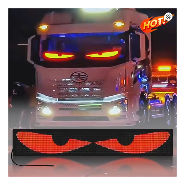 Cartel Led Flexible Programable 17x7cm Letrero Auto App Cont