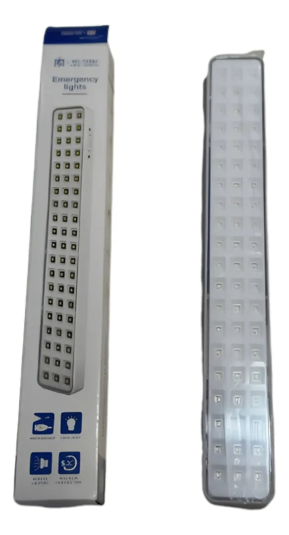 Luz De Energencia Rapido Y Portatil Blanco 60 Leds