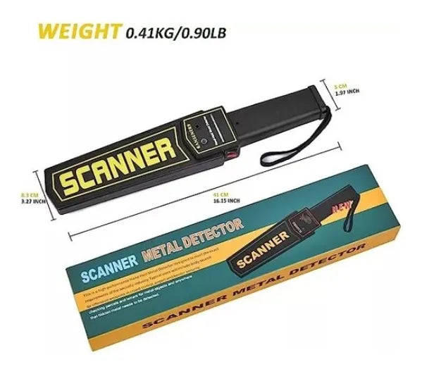 🛡️ Detector de Metales Super Scanner V – Seguridad Negro
