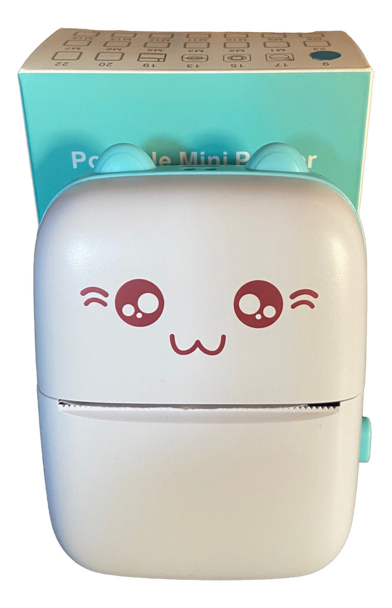 Mini Impresora Térmica Portátil Bluetooth USB Recargable