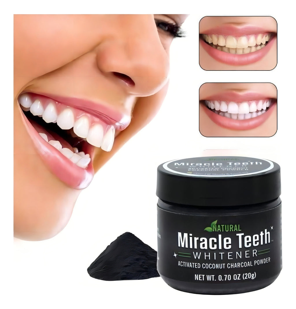 Carbon Activado De Coco Pasta Dental Blanqueadora Dientes