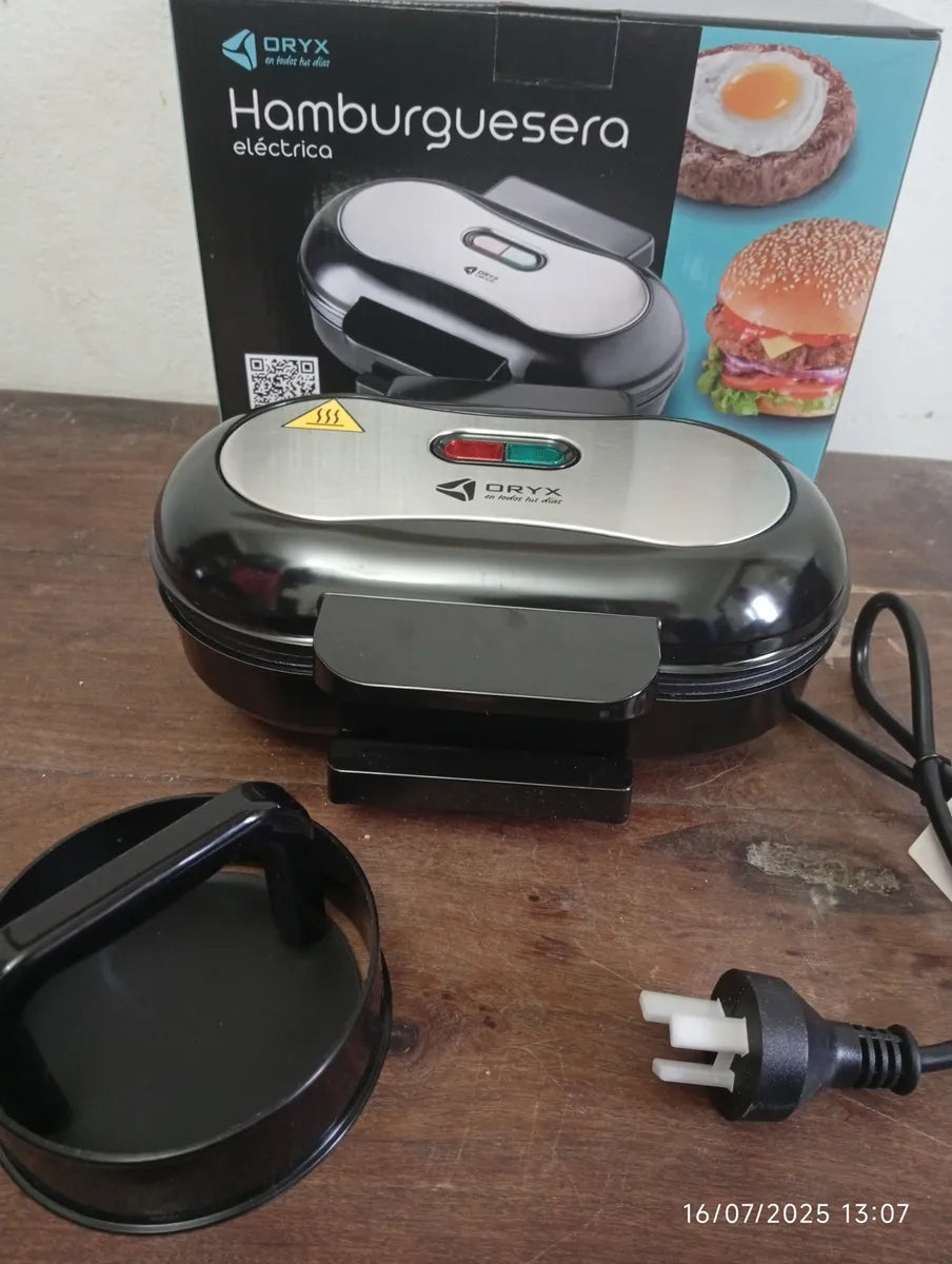 Hamburguesera Eléctrica Orix OR-1500, 220V