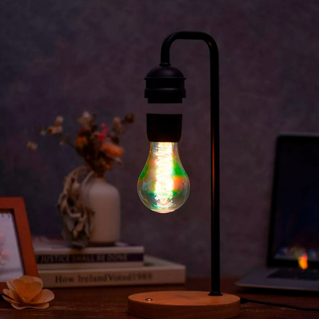 Velador Led Magnetico Carga Inalámbrica Flotante 7328 Mlpz