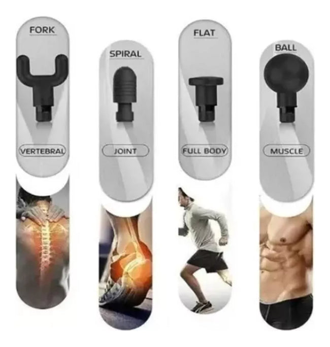 Pistola Masajeadora Masajeador Muscular Maquina Para Masajes