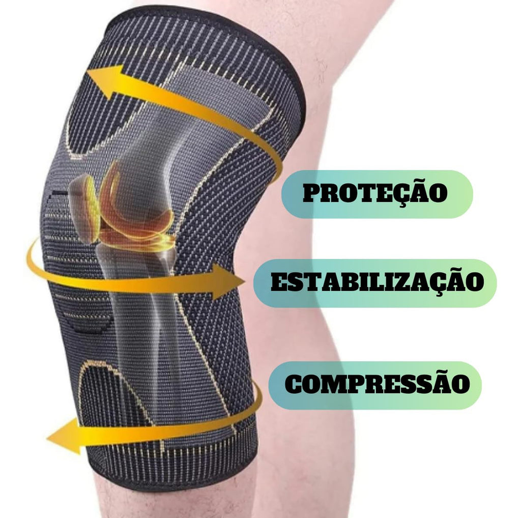 🛡️ Kit 02 Rodilleras Compresión Lezenza - Soporte Terapéutico