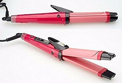 Plancha Alisadora Y Rizador De Cabello, 2 En 1