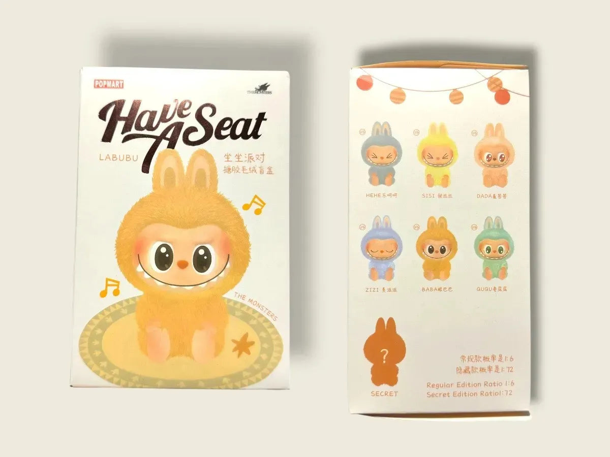 🧸 Muñeca Labubu Sorpresa Suave Pop Smart Have A Seat