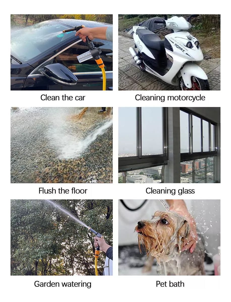 Pistola Portátil Para Manguera Alta Presión Auto Jardin Moto