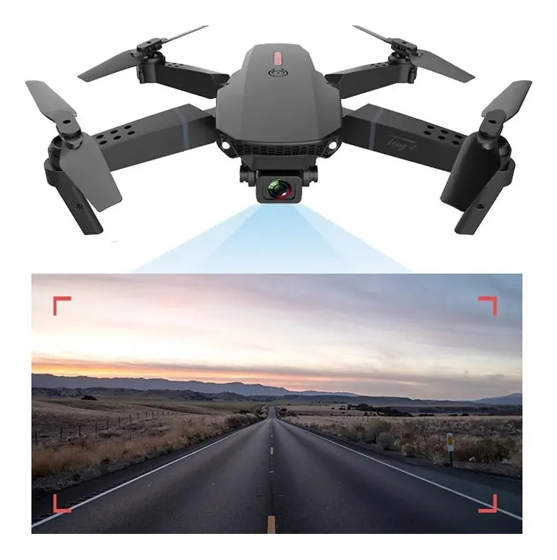 Mini Drone E88 Plegable Recargable Camara 4k 2.4ghz Gps Wifi