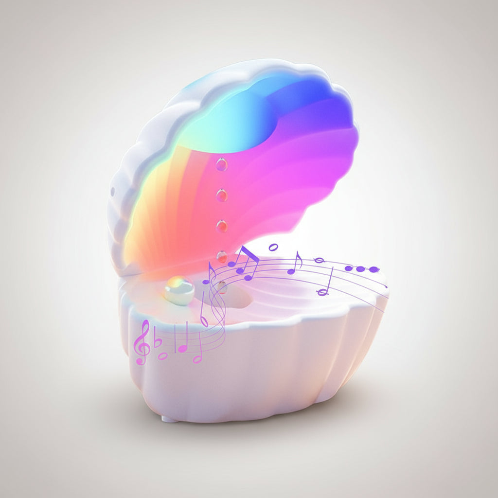 Humificador Difusor Aromatizador Ostra Mar +parlante Luz Rgb