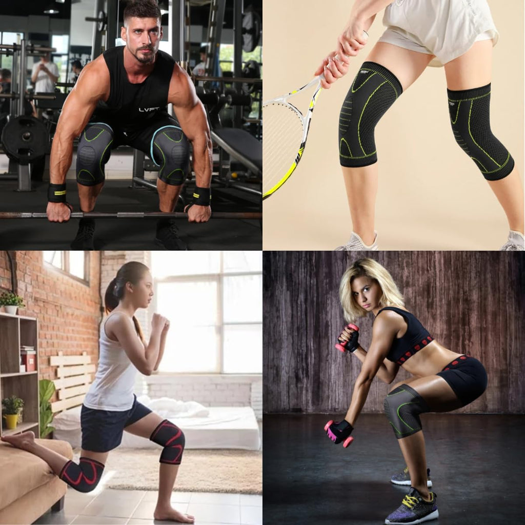 🛡️ Kit 02 Rodilleras Compresión Lezenza - Soporte Terapéutico