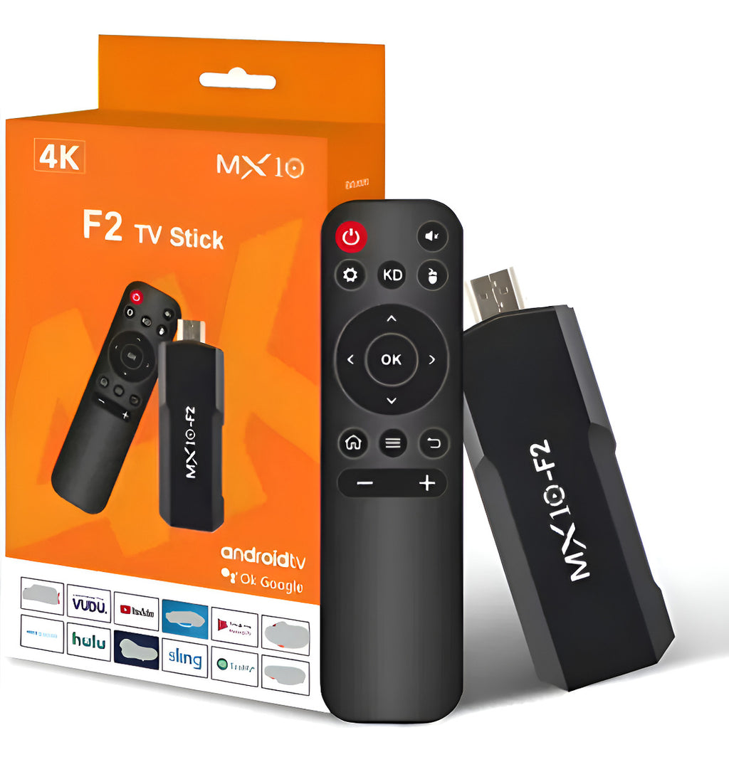 Tv Stick Android Mx10 Smart 4k Wifi Control Remoto Streaming