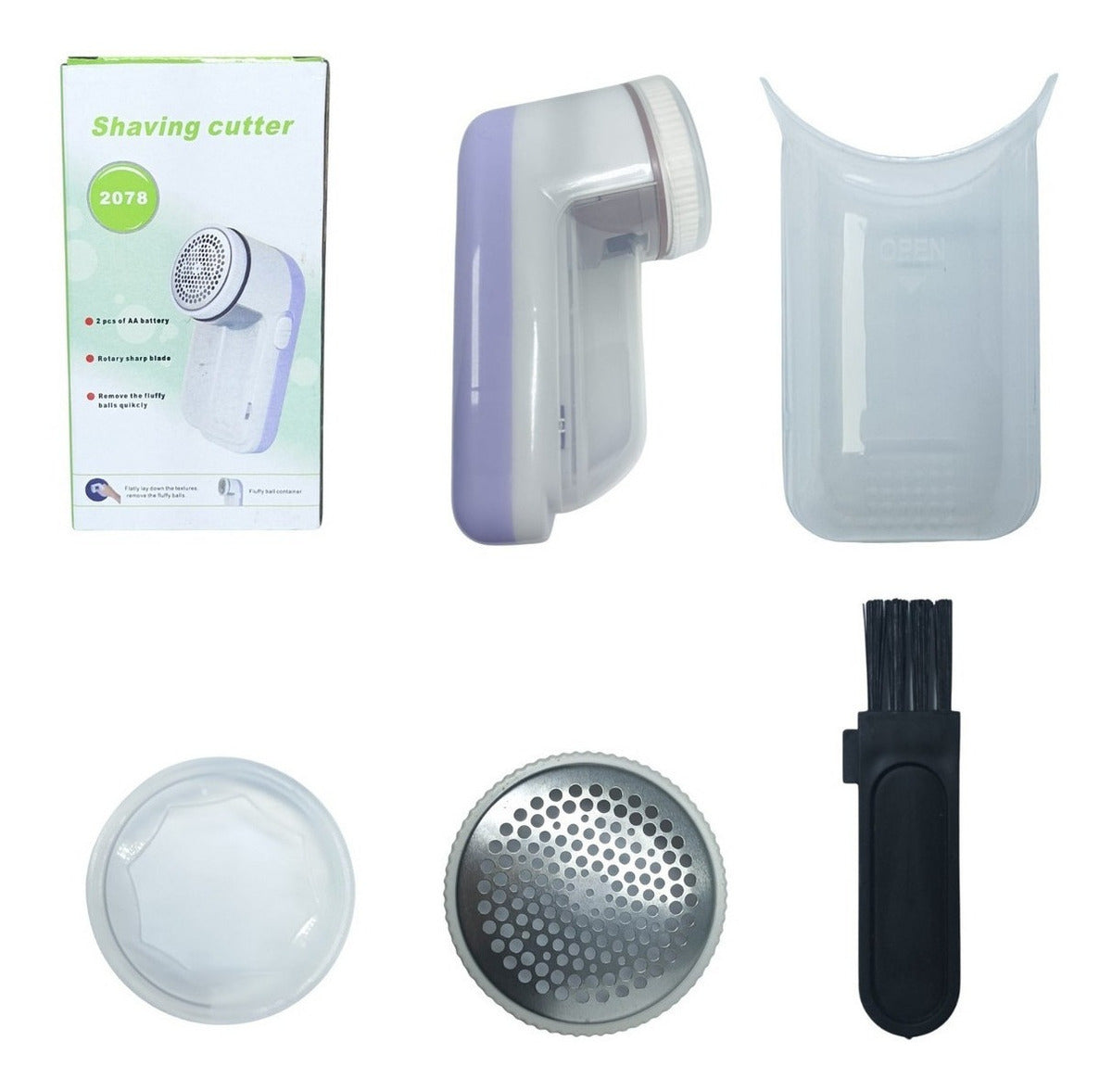 Depilador Portátil Papa Ball con Limpiador - Elimina Pelusas Eficazmente