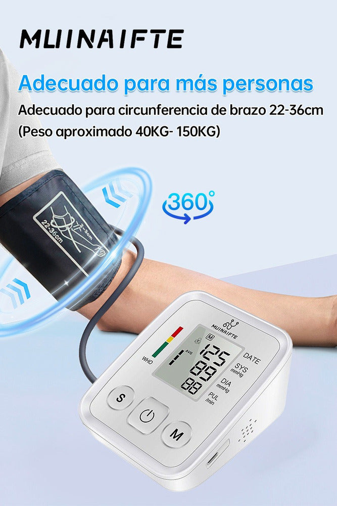Monitor Digital Automático De Presión Arterial De Brazo - Modelo BW-3205