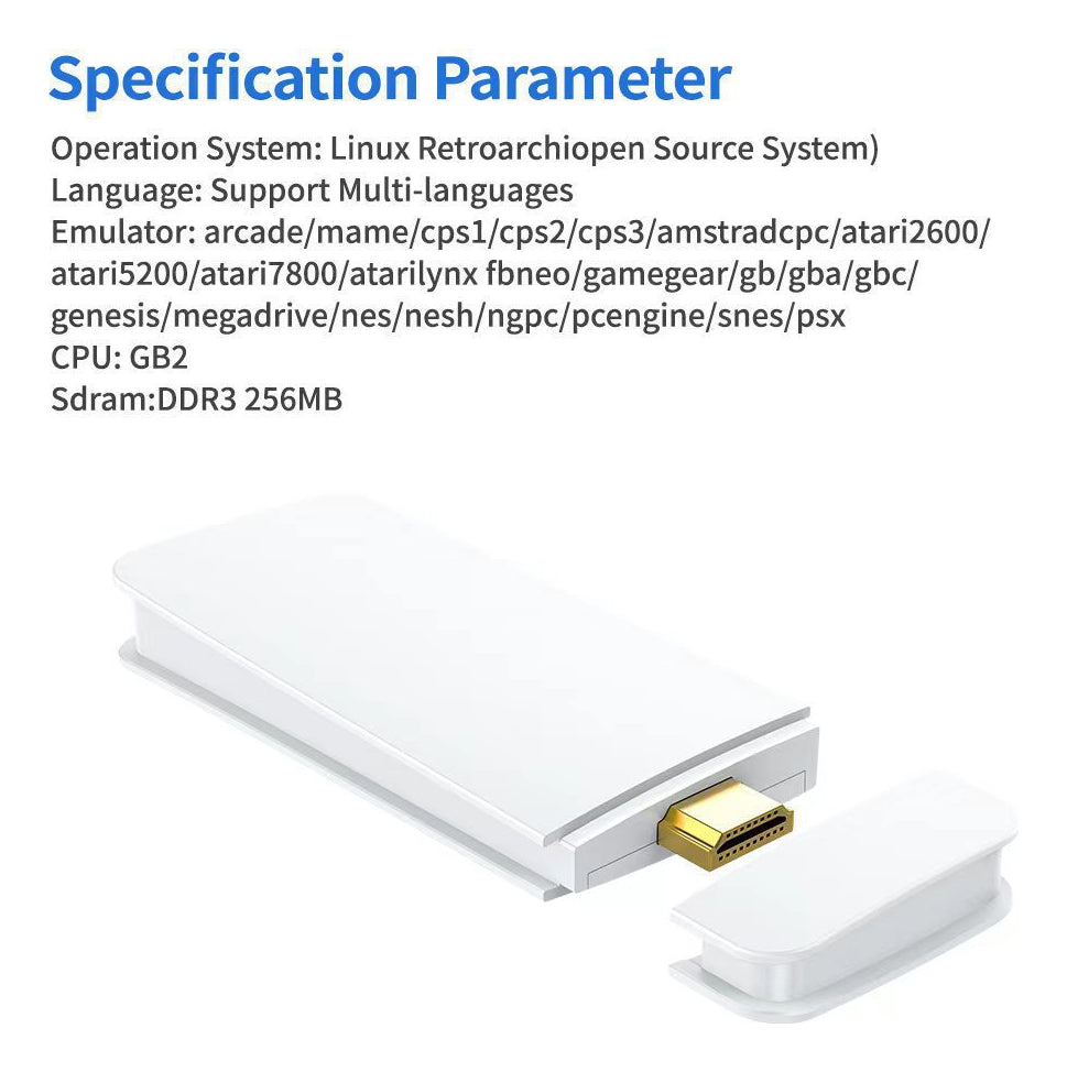 Consola De Juegos De Doble Mango Inalámbrica Hd Para Uso Dom