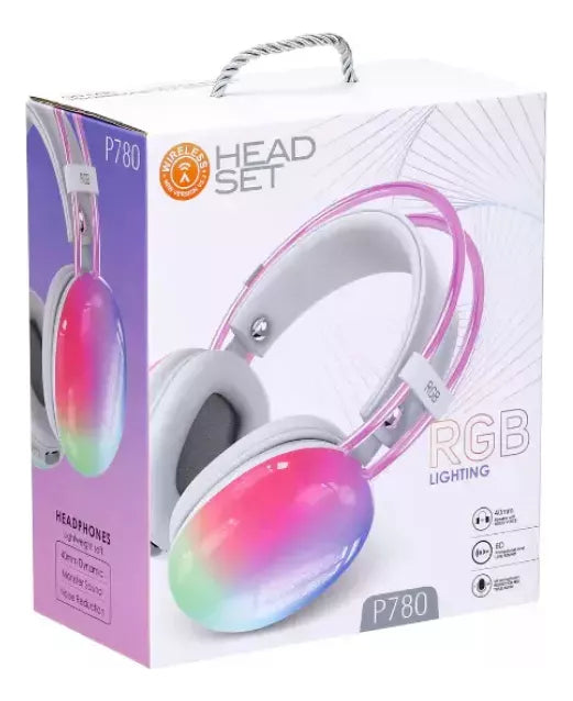 Auriculares Gaming Headset P780 Rgb Inalámbricos