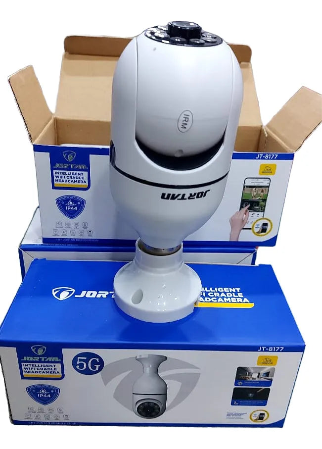 📹 Cámara Seguridad Ampolleta WiFi Domo Lezenza - 1080p 5G