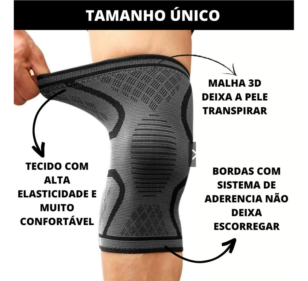 🛡️ Kit 02 Rodilleras Compresión Lezenza - Soporte Terapéutico